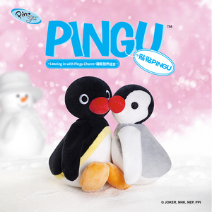 pingu情侣挂件一对磁吸玩偶书包磁铁公仔可爱背包企鹅娃娃挂饰