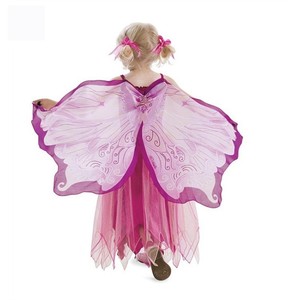 儿童装扮精灵天使蝴蝶翅膀玩具披风面具万圣节幼儿园表演出服