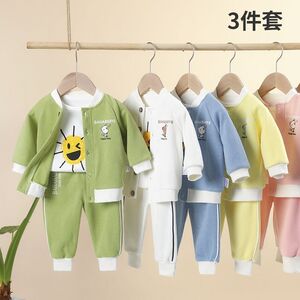 巴­拉巴­拉韩版宝宝春秋季三件套婴幼儿中小童套装男女童最新款超