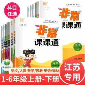 24春苏教版非常课课通语文五年级六年级上下册一二三年级四小学上册数学英语译林版课堂笔记同步练习教辅教材全解江苏人教课前预习