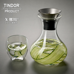 tindor/田代 耐热玻璃冷水壶果汁壶凉水壶水杯水具套装 Solo壶