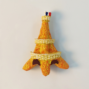 法国创意法棍铁塔旅游纪念工艺品立体彩绘家居装饰磁力冰箱贴礼物
