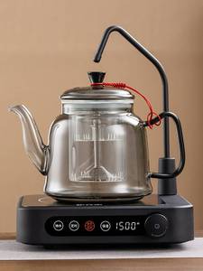 加厚耐热玻璃蒸煮一体茶壶蒸汽煮茶器家用全自动上水电陶炉养生壶