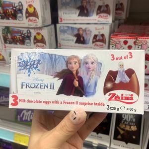 香港代购  Zaini 进口巧克力惊喜蛋盲盒冰雪奇缘爱莎米奇礼物礼盒