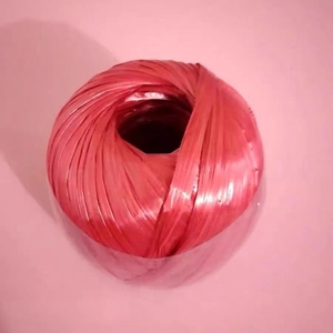 塑料绳打包绳捆绑绳扎口绳全新料彩色绳撕裂膜草球草绳红色尼龙绳