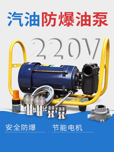 1.5/2寸大流量抽油泵220V380V12V24V汽油甲醇防爆静音自吸加油泵