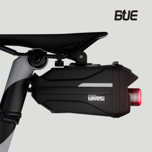 BUE自行车尾包Q3智能感应刹车灯鞍座包山地公路车夜骑警示灯尾包