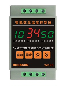 WK96数显智能上下限电子温控器热水锅炉制冷加热温度控制仪表开关