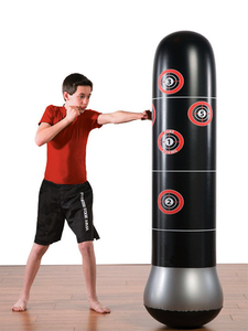 拳击柱充气式拳击沙袋加厚成人儿童立式不倒翁健身减压沙包玩具