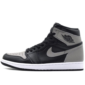耐克air jordan 1 og aj1男鞋影子酷灰高帮黑灰女鞋篮球鞋 555088