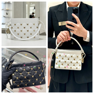 法国代购 Di­or迪­奥MILLY 迷你 手袋 戴妃包 蝴蝶包 黑色 女包