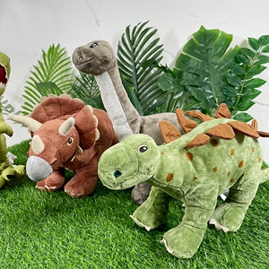 儿童恐龙毛绒玩具三角龙剑龙雷龙公仔玩偶母子大小号礼物抱枕