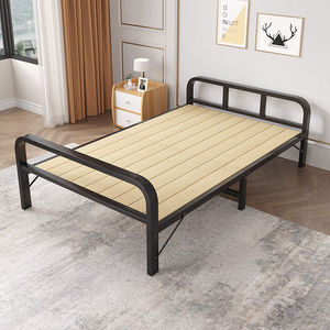 酷林kulin折叠床免安装单人床家用折叠硬床木板床铁架床钢木床80c