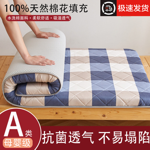 棉花床垫软垫家用租房专用垫夏天宿舍学生单人冬夏两用棉絮床褥垫