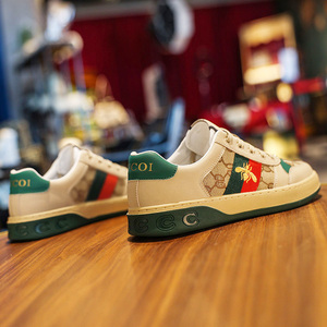 古驰汤米欧洲站男鞋2024新款春秋款莆田奢侈品潮牌帆布