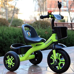 可优比儿童三轮脚蹬车1-2-3-6岁两用儿童车宝宝孩子手推车自行车