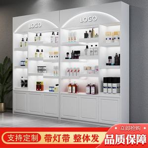 欧式烤漆化妆品展示柜K美容院产品柜护肤品精品展柜多功能陈列柜