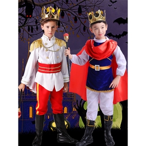 迪士尼儿童王子演出服披肩王子童话剧男童生日礼服王子国王化妆舞