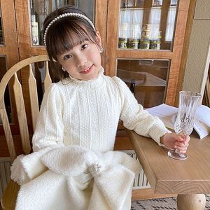 巴­拉巴­拉女童加绒打底衫冬装新款儿童打底衫长袖T恤韩版洋气网