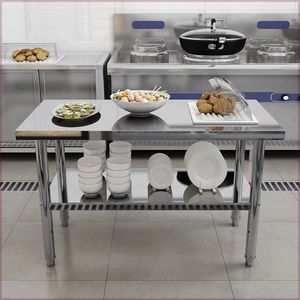 操作台商用厨房不锈钢置物宽30小操作台工作台定制汤茶桶气灶架子