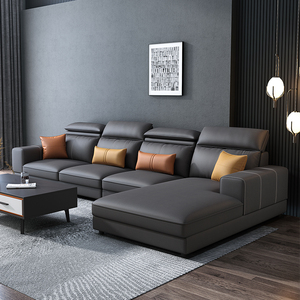 全友家私免洗纳米科技布沙发客厅大户型北欧乳胶简约现代整装家具