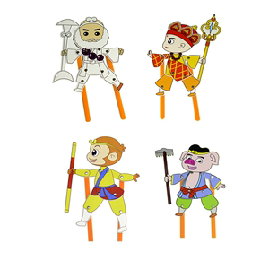 皮影戏小人道具六一儿童节传统文化手工艺品diy幼儿园手工材料
