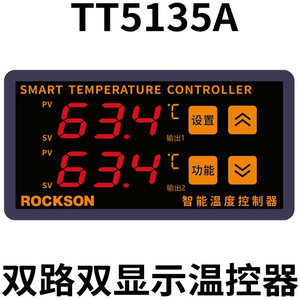 TT5135A数显独立探头双路温控器开关制冷热水加热温度控制器仪表