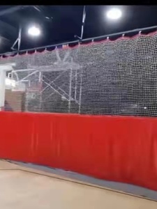 拉慕式防护网隔离网无结网阳台尼龙网绳网体育场地围网球场挂网