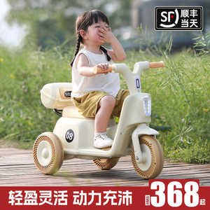 儿童电动车可坐人1一3岁男女孩宝宝摩托车三轮车小孩子遙控玩具车