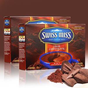美国进口swiss miss瑞士小姐浓情黑巧克力粉可可粉牛奶香浓冲泡饮