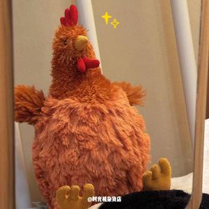 英国塞西尔鸡仿真母鸡玩偶搞怪搞笑毛绒公仔玩具生日礼物创意抱枕