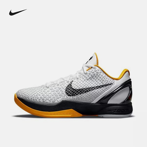 Nike耐克Kobe ZK科比6代季后赛低帮气垫实战男子篮球鞋CW2190-100