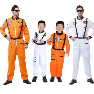 儿童太空服舞台表演服装cos航天飞行连体服成人宇航员衣服