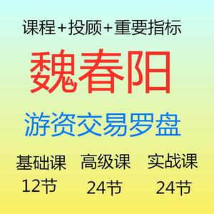 魏春阳交易罗盘2019 魏春阳量化交易大师视频教程半年班晋升班