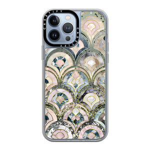 CASETi联名透明流沙壳艺术大理石纹适用iPhone15ProMax手机壳新款苹果14/13Pro明星同款12防摔15pro保护套女