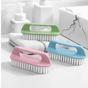 鞋刷子硬毛洗鞋塑料刷子家用多用手握手持清洁刷洗衣刷带把浴室刷