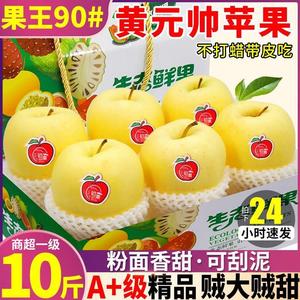 特大果 10斤黄元帅苹果新鲜水果黄金帅黄蕉面糖心粉当季整箱包邮9