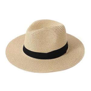 礼貌帽男帽子夏季薄款遮阳帽草帽女透气旅游防晒沙滩帽户外可调节