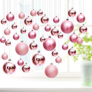 圣诞节装饰品球吊球店铺挂饰天花板挂件吊顶屋顶彩球场景布置吊饰
