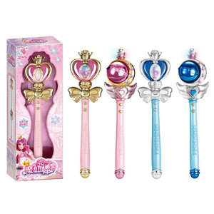 花仙子魔法棒公主儿童发光音乐手镯小魔仙女棒美少女战士权杖玩具