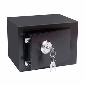全钢儿童储蓄罐投币保险箱微小型机械钥匙锁家用办公迷你保管箱