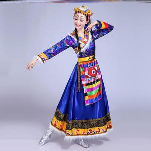 芹芹藏族舞蹈演出服装女少数民族服饰卓玛成人蒙古族中国风表演服