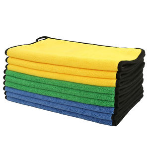 兰诗WYQ0235加厚双面毛巾吸水去污擦车巾抹布纤维清洁巾30*60CM颜
