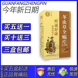 冬虫草全竭胶囊怿仁堂痹疼舒康冬虫草全蝎片药食同源非胶囊买五送