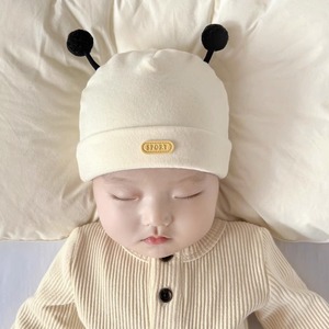 婴儿空调房帽子胎帽宝宝儿童0一3月婴幼儿新生儿初生睡帽护囟门