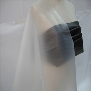 半透明eva面料薄膜透视装塑料服装 风雨衣防水布料tpu pvc  0.2mm