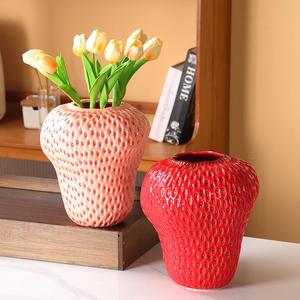 比杨桃还杨桃 欧式造型陶瓷花瓶 创意艺术插花花器家居装饰摆设品
