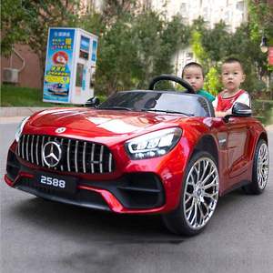 德国新款儿童电动汽车可坐双人两座婴儿玩具汽车遥控双座四驱童车