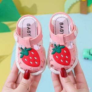 回力儿童凉鞋新款包头夏季女宝宝鞋子婴儿0-4岁防滑软底婴儿学步