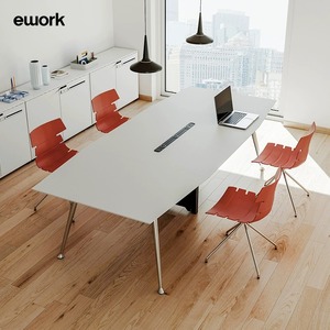ework会议桌长桌简约现代创意长条办公桌会议室培训桌椅组合家具